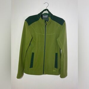 REI Green Full Zip Fleece Jacket Size S